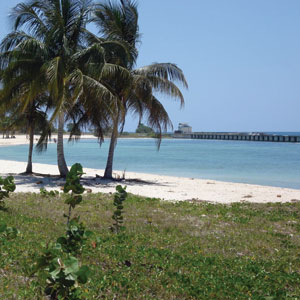 View of playa giron